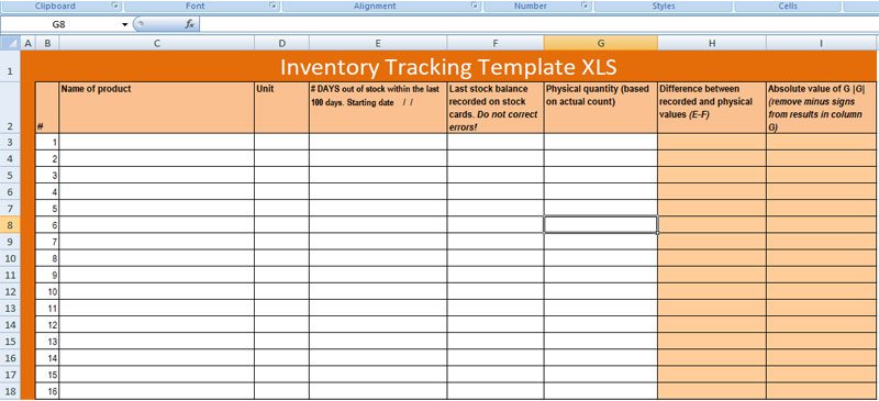 Project Document Tracker Template Excel
