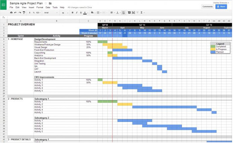 Agile Project Plan Template